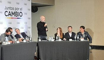 Horacio Rodríguez Larreta habla en