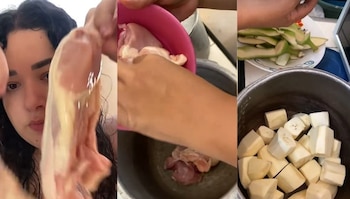 El video de Lucía Milagros refleja la creatividad ante la fuerte escasez que vive Cuba. (Cortesía: Infobae Cuba/Redes sociales)