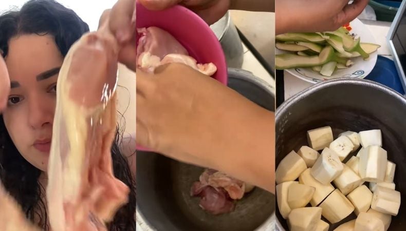 El video de Lucía Milagros refleja la creatividad ante la fuerte escasez que vive Cuba. (Cortesía: Infobae Cuba/Redes sociales)