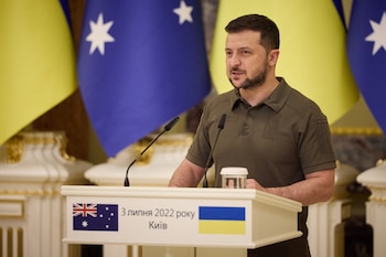 El presidente ucraniano, Volodimir Zelensky