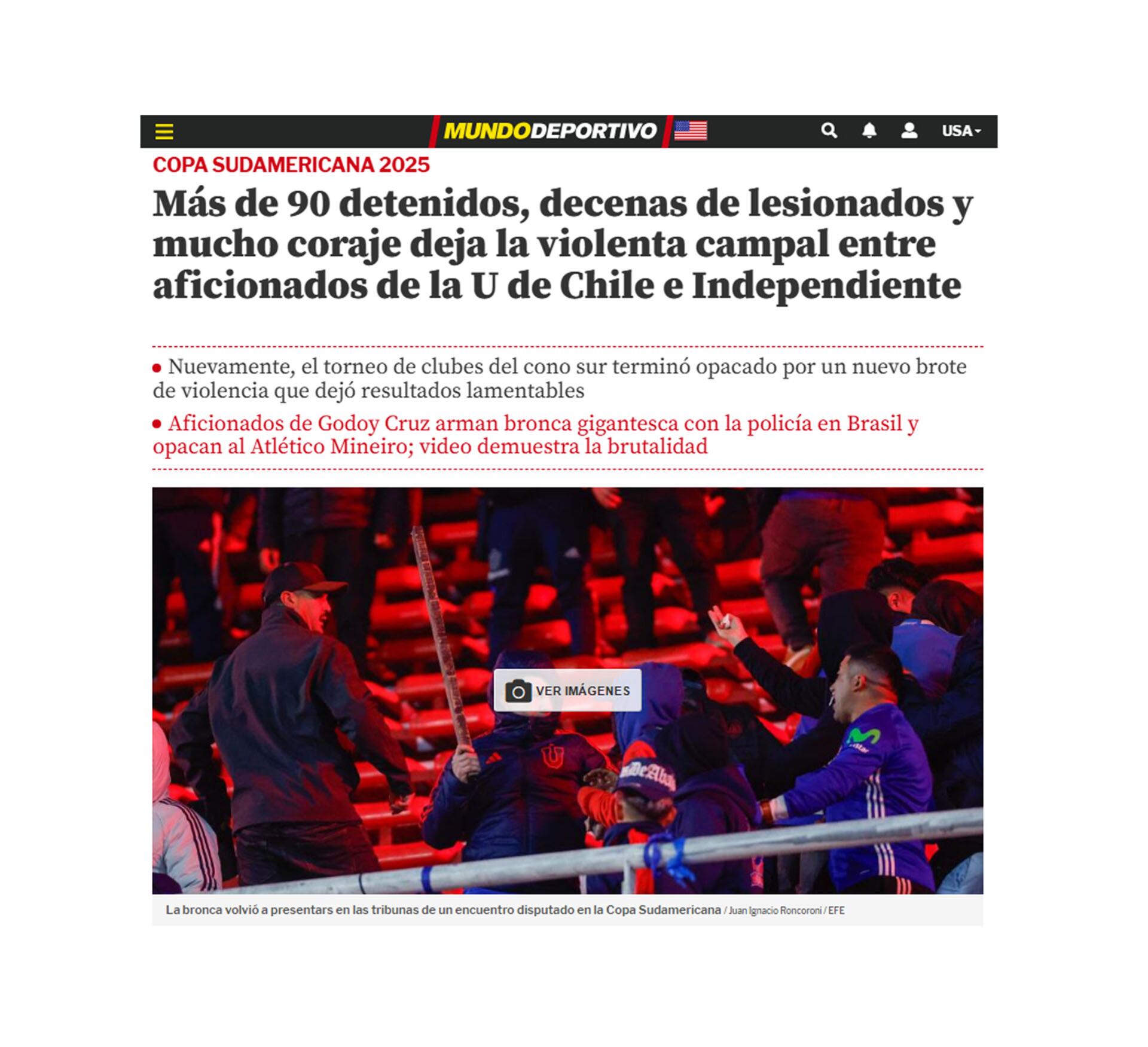 La reacción de Mundo Deportivo