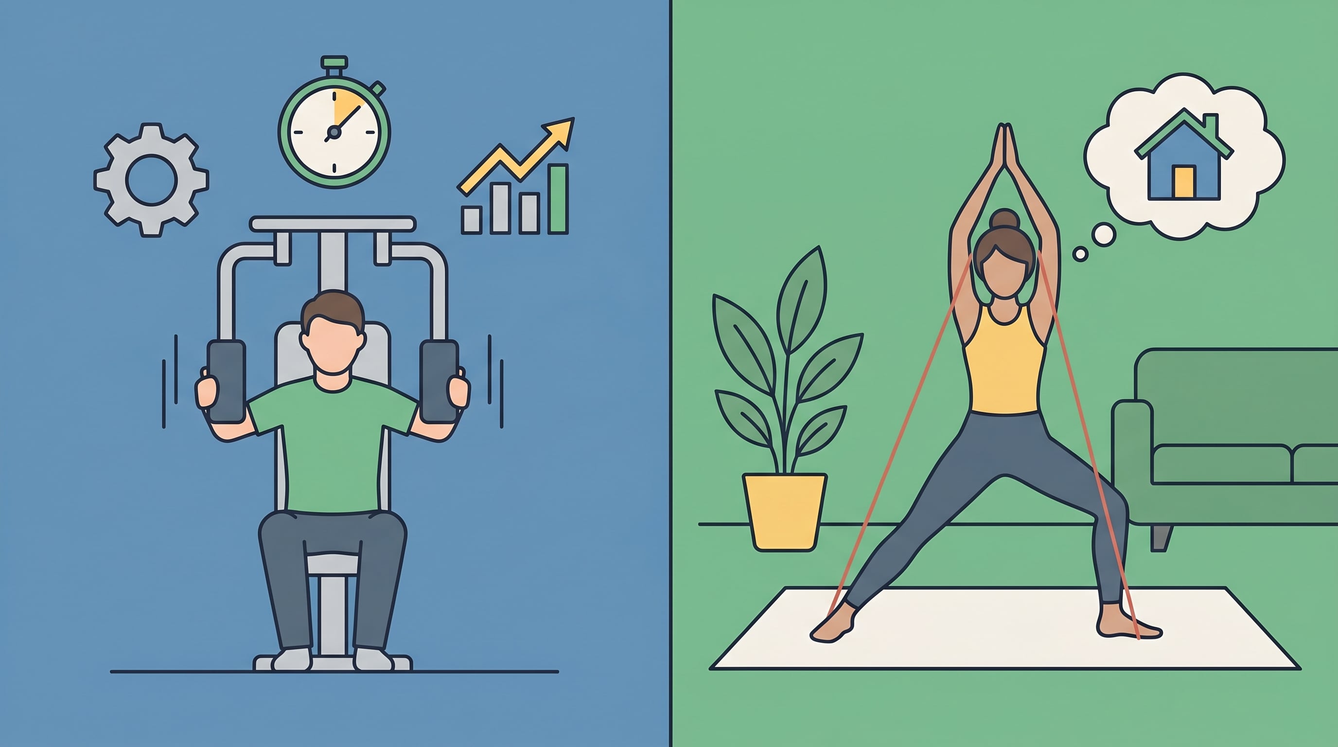 La decisión sobre dónde realizar actividad física debe considerar la rutina diaria, la disponibilidad de tiempo y los objetivos personales (Imagen Ilustrativa Infobae)