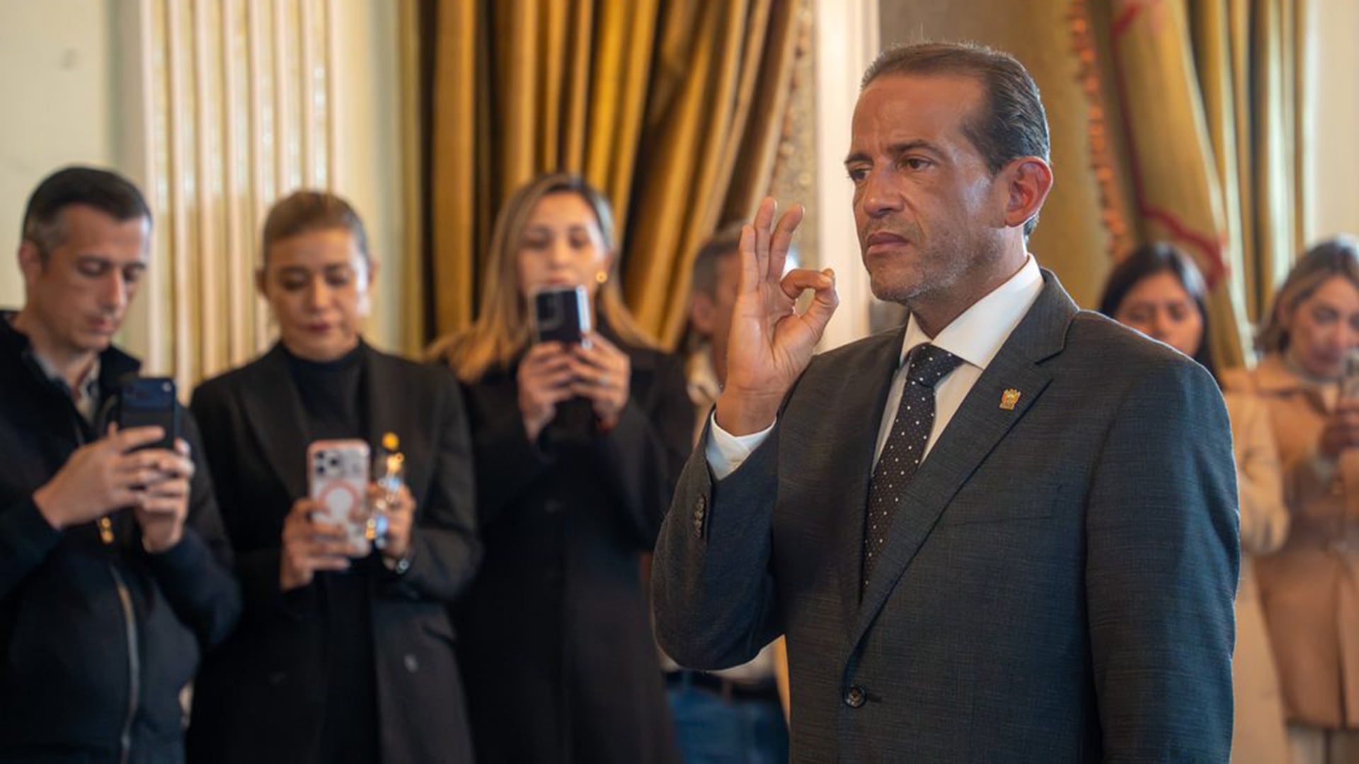 Luis Fernando Camacho juró como nuevo embajador en Paraguay (Ministerio de Relaciones Exteriores de Bolivia)