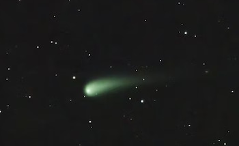 El cometa C/2023 A3 Tsuchinshan–ATLAS fue descubierto por observatorios en China y Sudáfrica (@Pau Montplet, CC BY-SA)