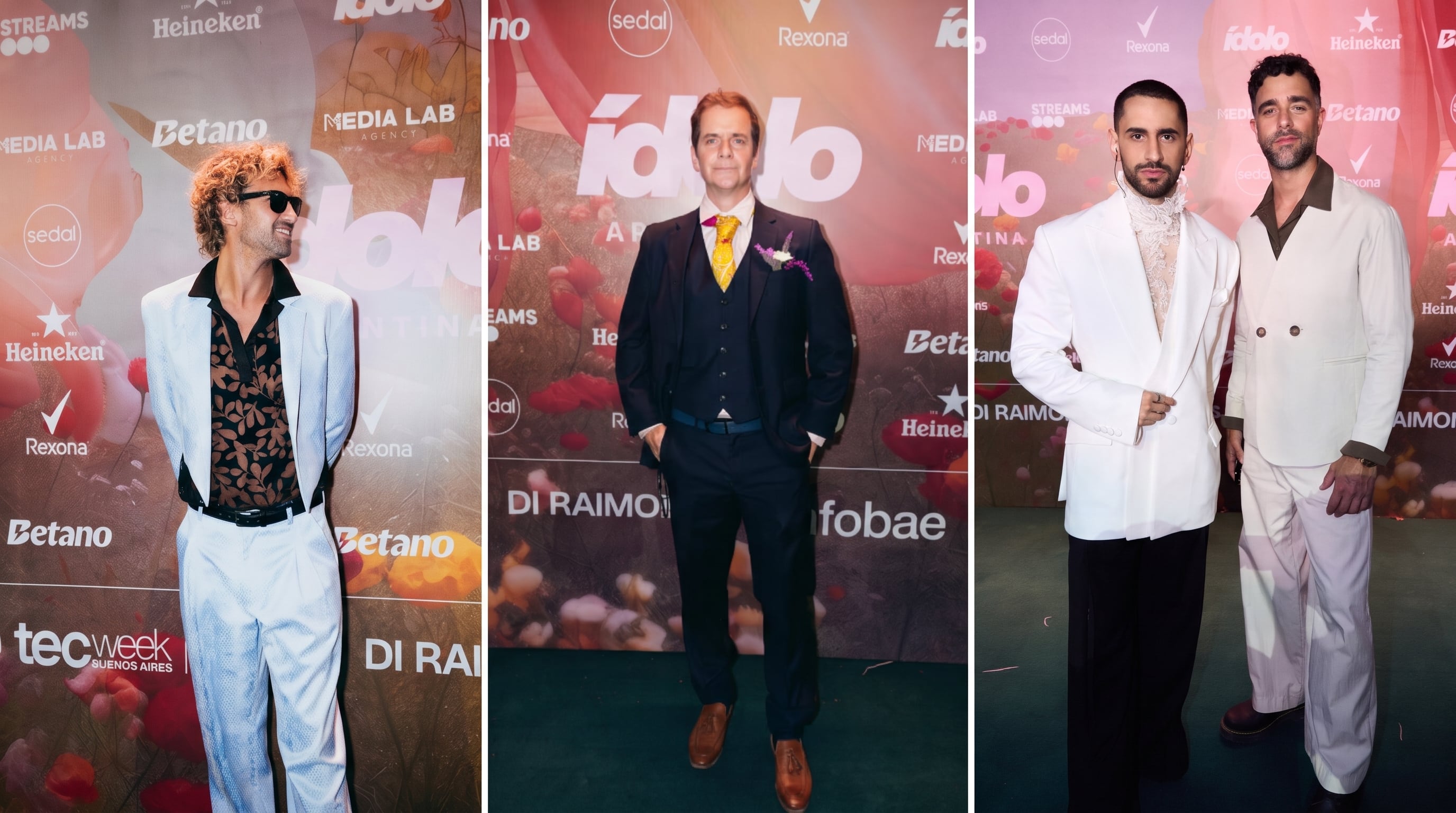 Los sacos cortos, las camisas estampadas y los accesorios de color actualizaron los códigos del traje masculino