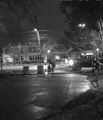 Una cámara de seguridad captó