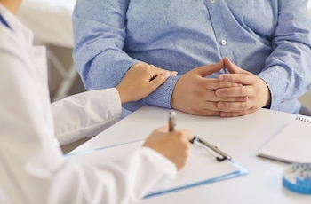 Un paciente con obesidad en