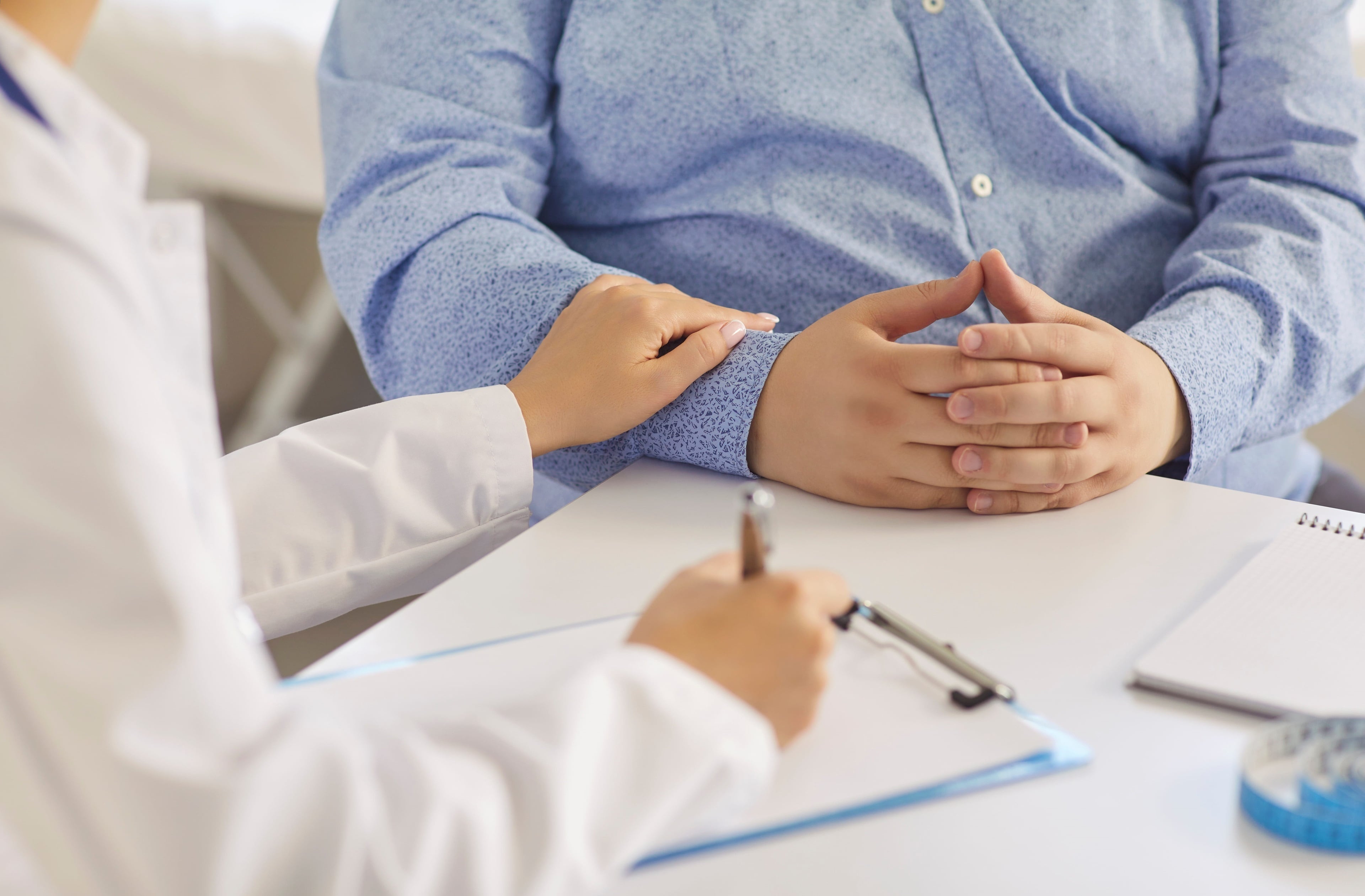 Un paciente con obesidad en la consulta médica (Europa Press)