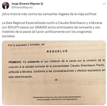 El aspirante a la presidencia