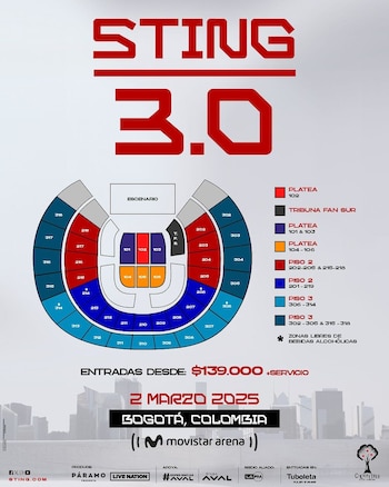 El músico británico estará en