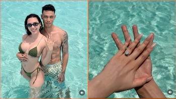 Aida Victoria Merlano confirmó su matrimonio con el ‘streamer’ Escro y presumió su anillo de matrimonio: “No estoy preñada”