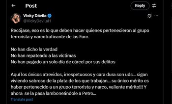 Vicky Dávila le contestó a