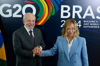 El presidente brasileño, Luiz Inácio