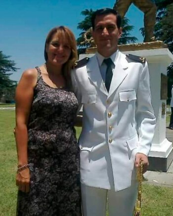 Alejandro Tagliapietra y su mamá