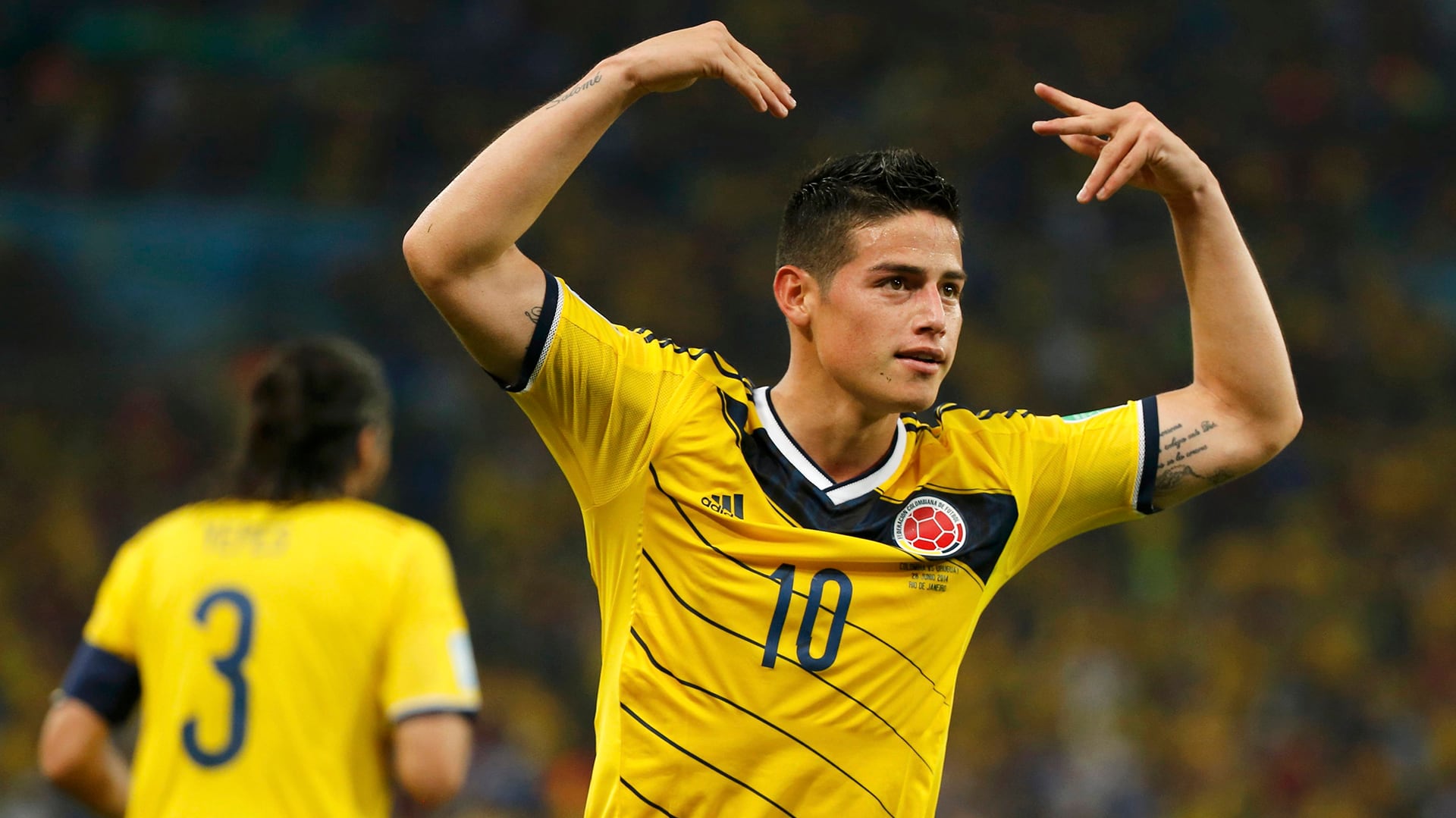 James Rodríguez ha disputado tres Copas del Mundo con la Selección Colombia, Brasil 2014, Rusia 2018 y Estados Unidos 2026 - crédito Reuters