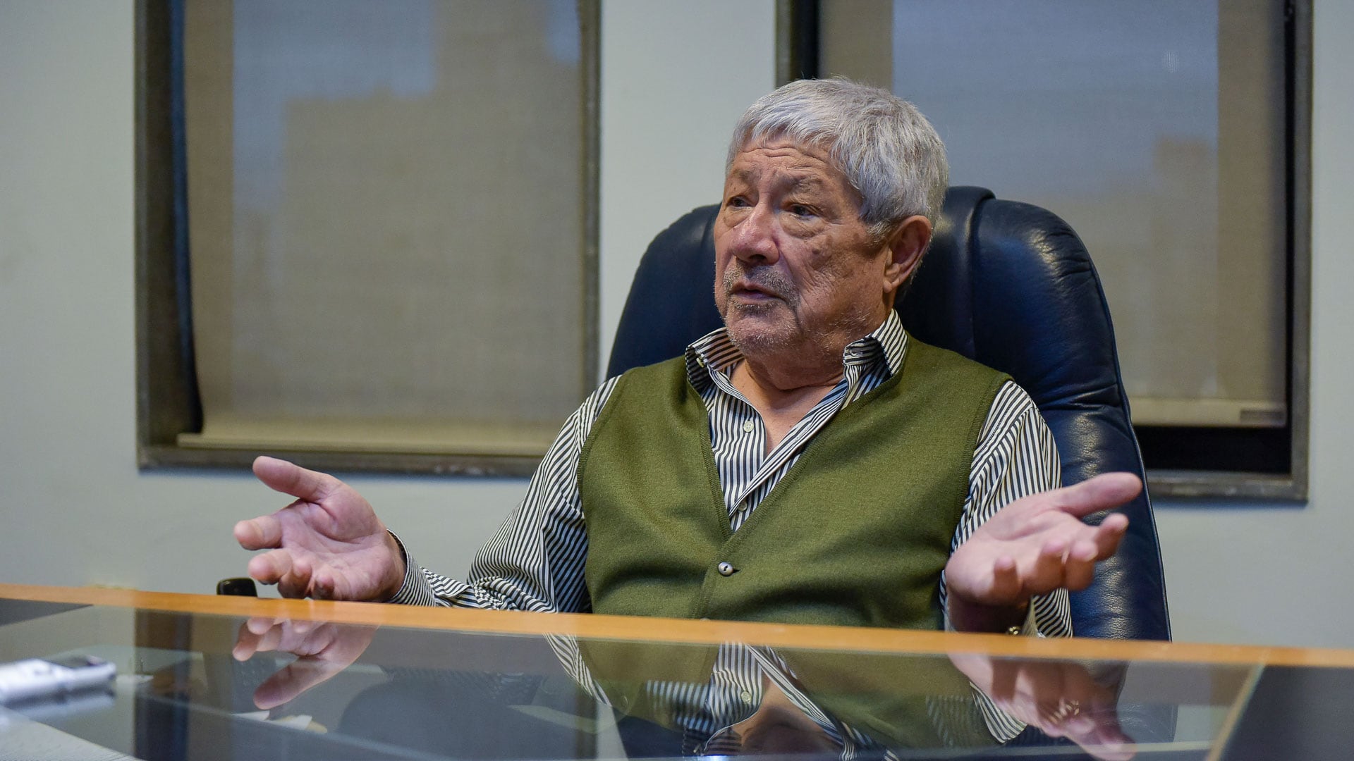 Dante Camaño, en una pelea sin fin con su ex cuñado Luis Barrionuevo (Foto: Gustavo Gavotti)