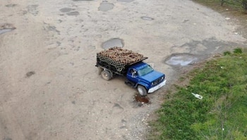 Camión bomba fue desactivado en