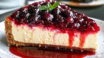 El cheesecake de ponche de