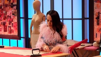 María Escoté en 'Maestros de la costura Celebrity' (RTVE).