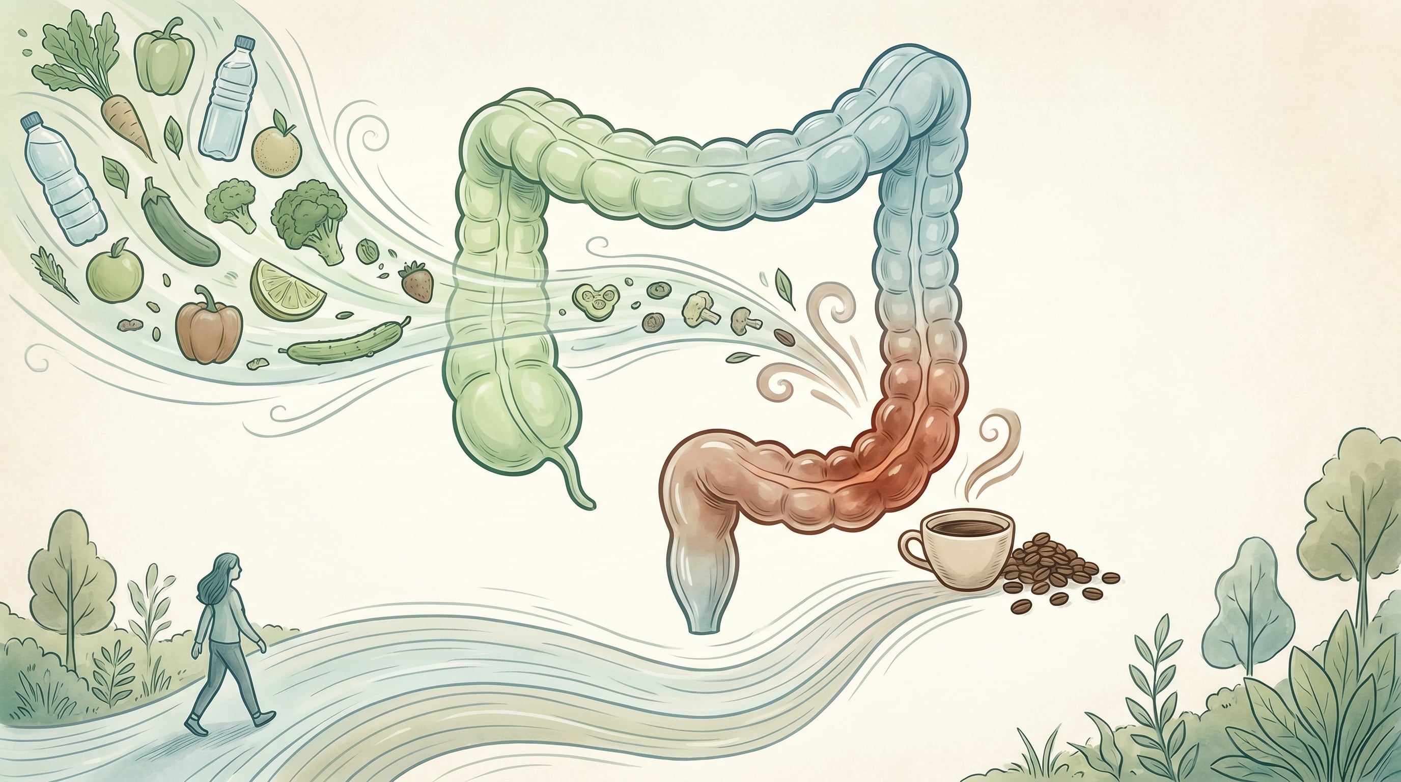 Cuál es la manera de proteger el colon del café sin medicamentos, pero sí estimulando el movimiento intestinal(Imagen Ilustrativa Infobae)