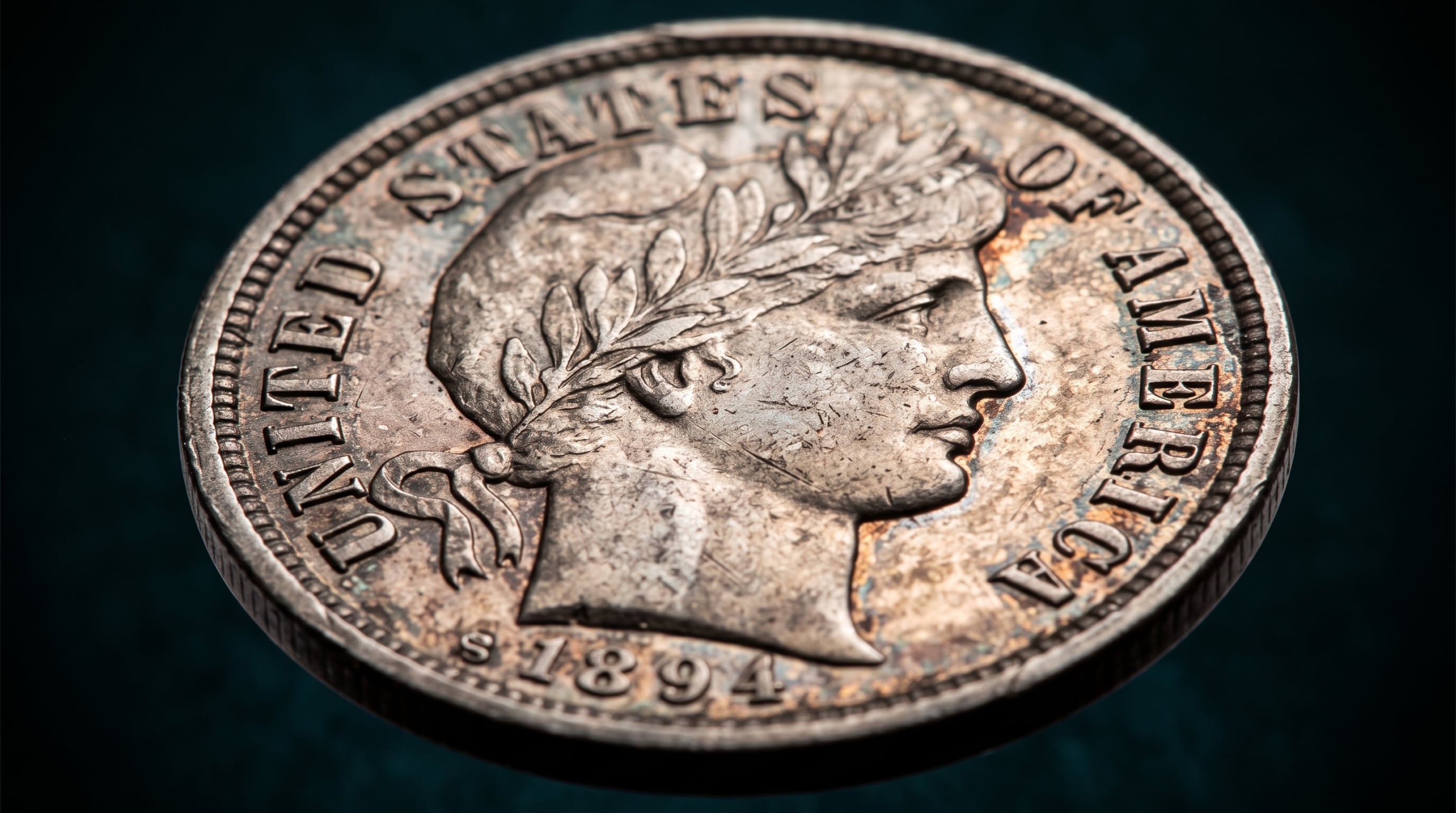 La rareza de la moneda 1894-S Barber dime se vincula con su baja acuñación, los pocos ejemplares conocidos y su historial de propietarios. (Imagen Ilustrativa Infobae)