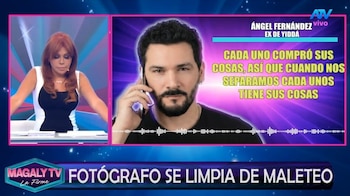 Ángel Fernández responde a amiga de Yiddá Eslava tras acusación de deuda: “¿De dónde sacan los seis mil soles?”. Captura: Magaly TV La Firme.
