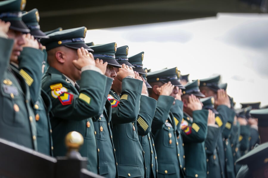 La Policía Nacional anunció una serie de cambios en su estructura de mando para fortalecer el servicio en diferentes regiones del país. - crédito Catalina Olaya/Colprensa