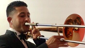 Trombonista colombiano entre los mejores
