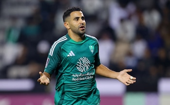 La estrella argelina, Riyad Mahrez,