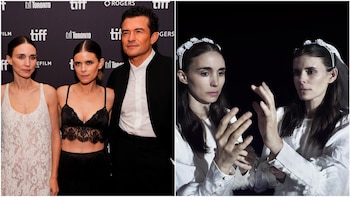 Polémica en torno a Orlando Bloom por su escena de trío con las hermanas Mara en nueva película