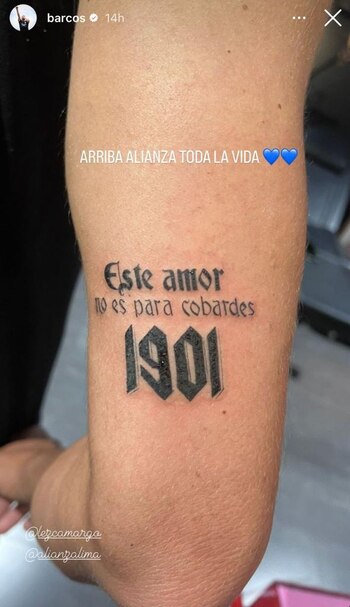 El tatuaje de Hernán Barcos