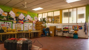 Centro Escolar Cantón La Morita, San Jorge, El Salvador en fotos: más de 200 estudiantes serán beneficiados con la remodelación