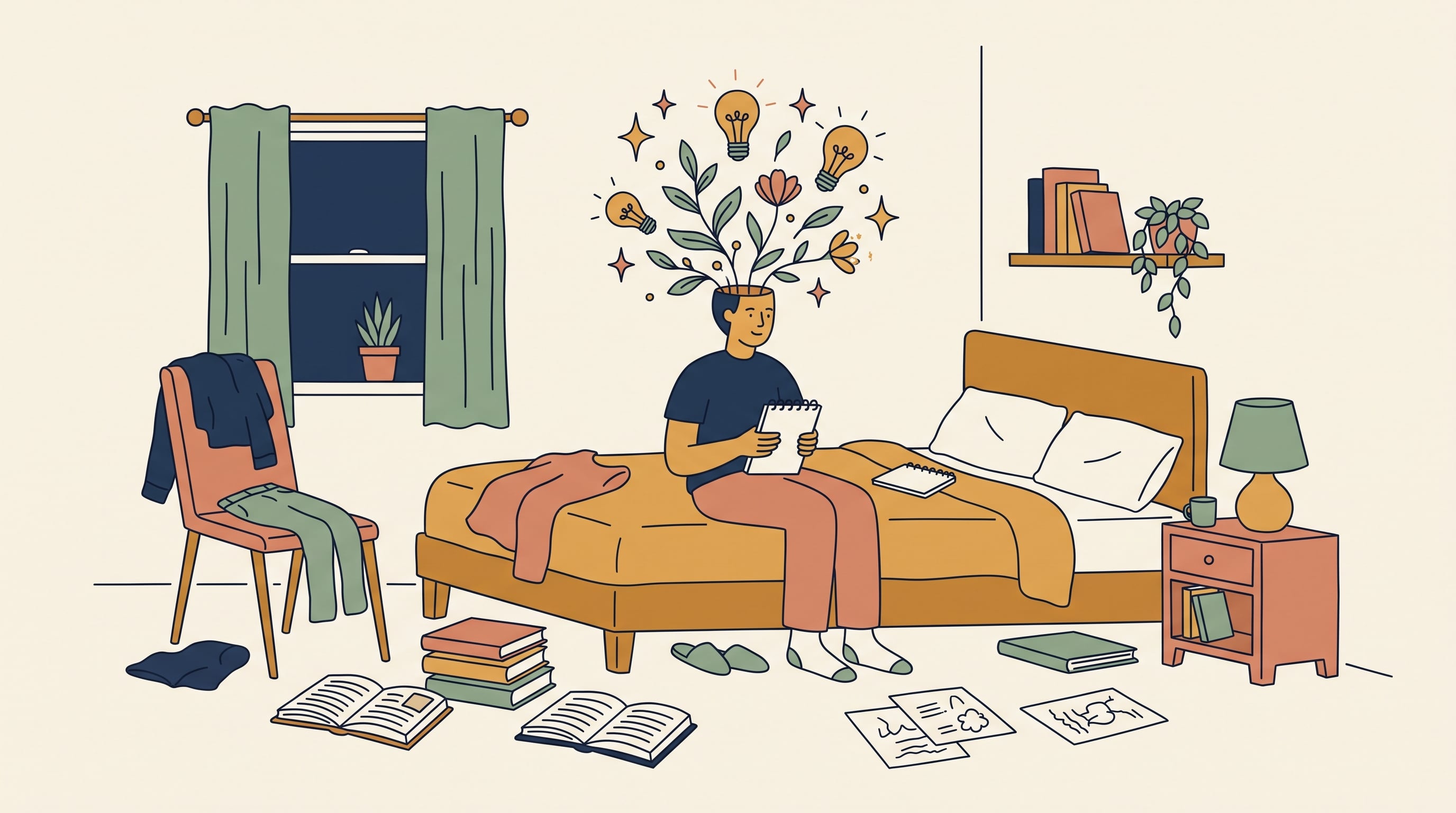 Una habitación desordenada no define la personalidad, según estudios de psicología social y de la personalidad (Imagen Ilustrativa Infobae)