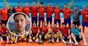 Francis Mendoza, figura de Perú, revela dificultades por la altura previo al debut en la Copa Sudamericana de vóley masculino 2026.
