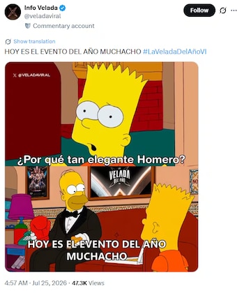 Meme de La Velada VI (X).