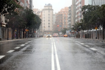 Una calle de Barcelona. (EFE/Alberto