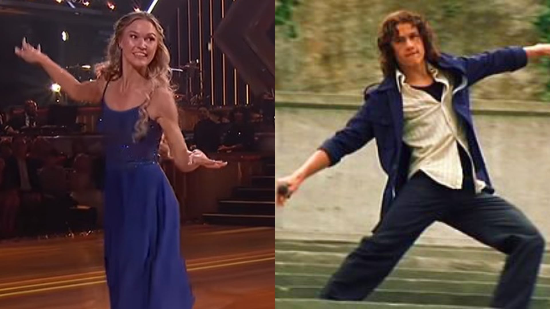 Julia Stiles recuerda a Heath Ledger con un homenaje a una icónica escena de ‘10 cosas que odio de ti’