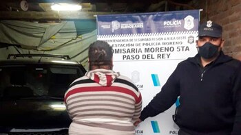 El detenido: Carlos Humberto Montenegro,