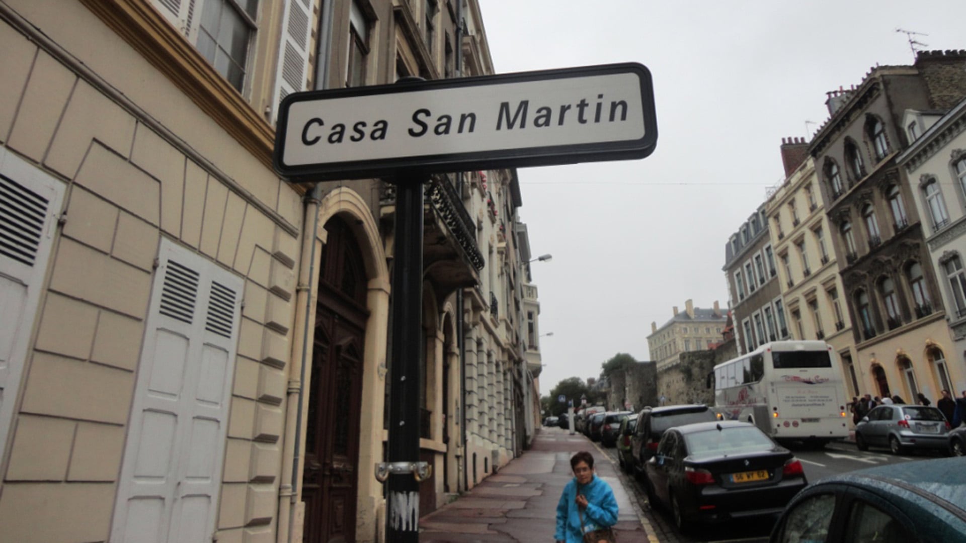 La última casa que ocupó San Martín. Está en la ciudad costera francesa de Boulogne sur Mer