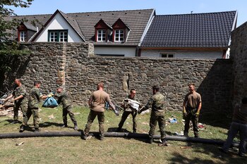 Los miembros de la Bundeswehr