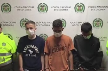 Los hombres aseguraron a la