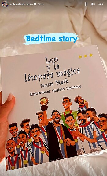 La storie que compartió Antonela