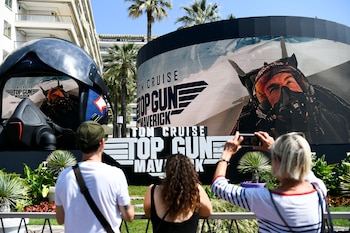 Otros tiempos: el estreno de 'Top Gun. Maverick' sacudió la edición 2022 del Festival de Cannes (Foto: REUTERS/Piroschka Van De Wouw)