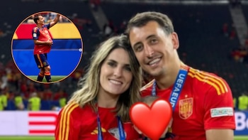 Mikel Oyarzabal anuncia que será padre de su segundo hijo con una emotiva celebración tras marcar con España