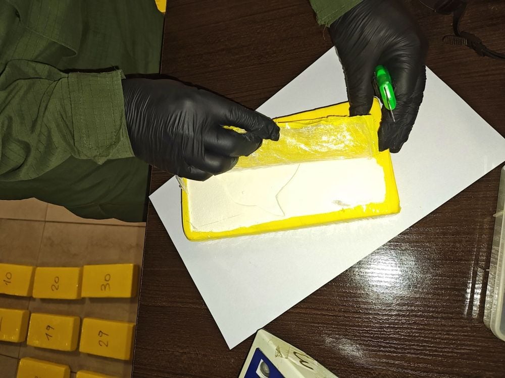 La droga tenía el sello del delfín, clave para identificar su origen