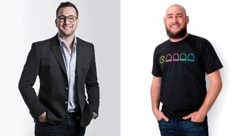 Joan Cwaik y Sebastián Bortnik