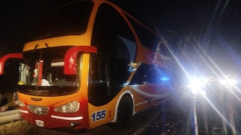 La parte trasera del colectivo