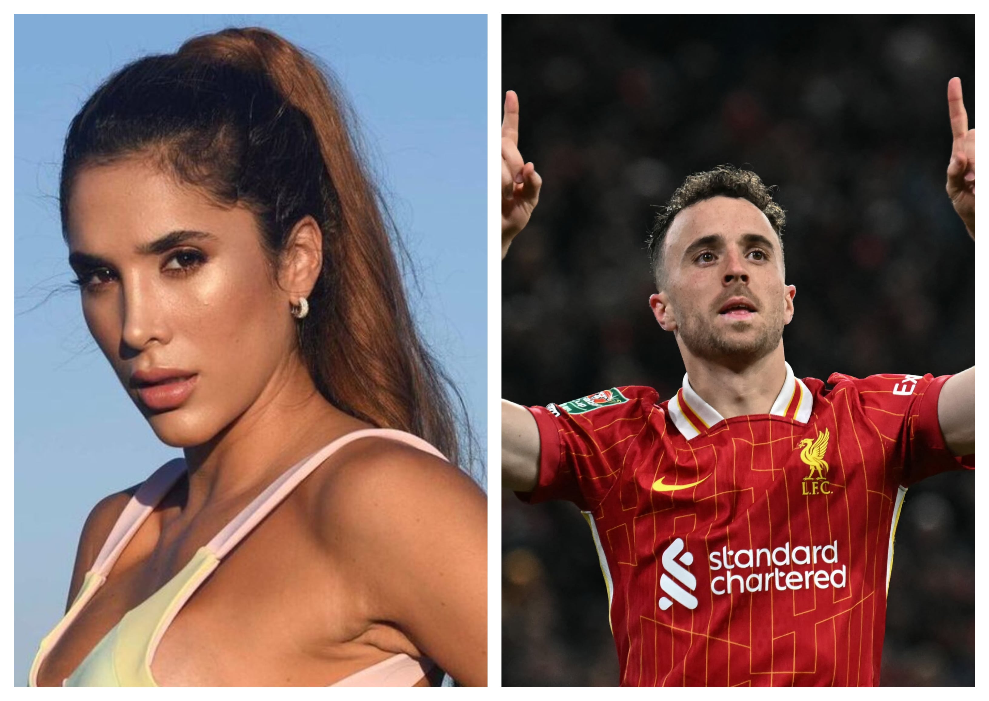 Con estas palabras, la empresaria y exdeportista colombiana reaccionó al fallecimiento de Diogo Jota - crédito @danielaospina / IG / AP