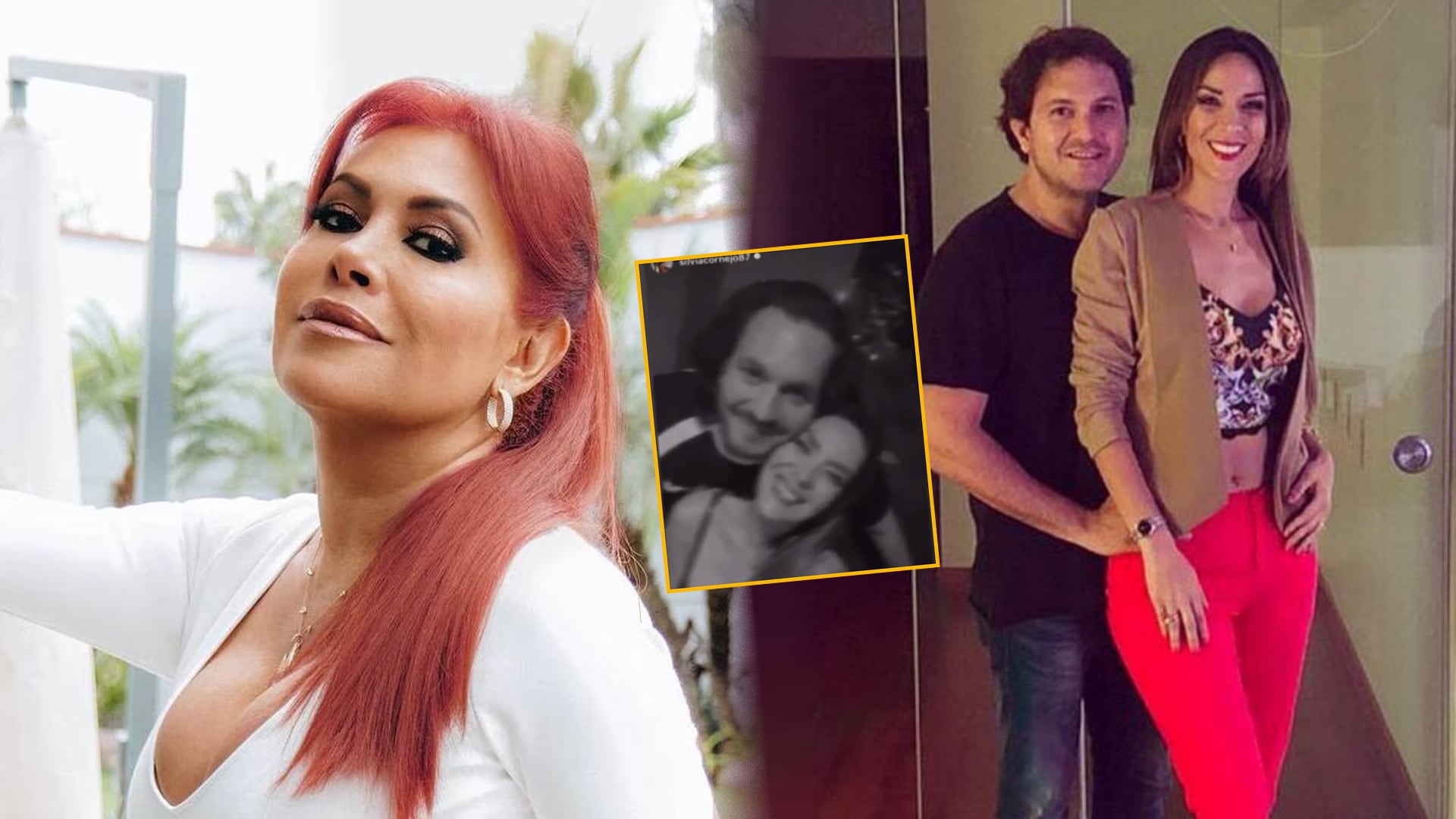 Silvia Cornejo celebró el cumpleaños de Jean Paul Gabuteau. (Captura: Magaly TV La Firme)