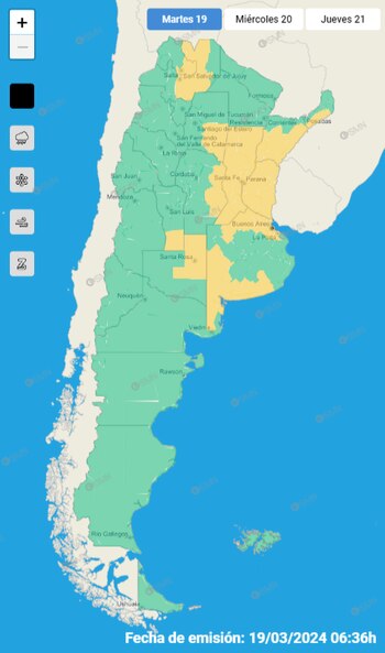 Las provincias en las que